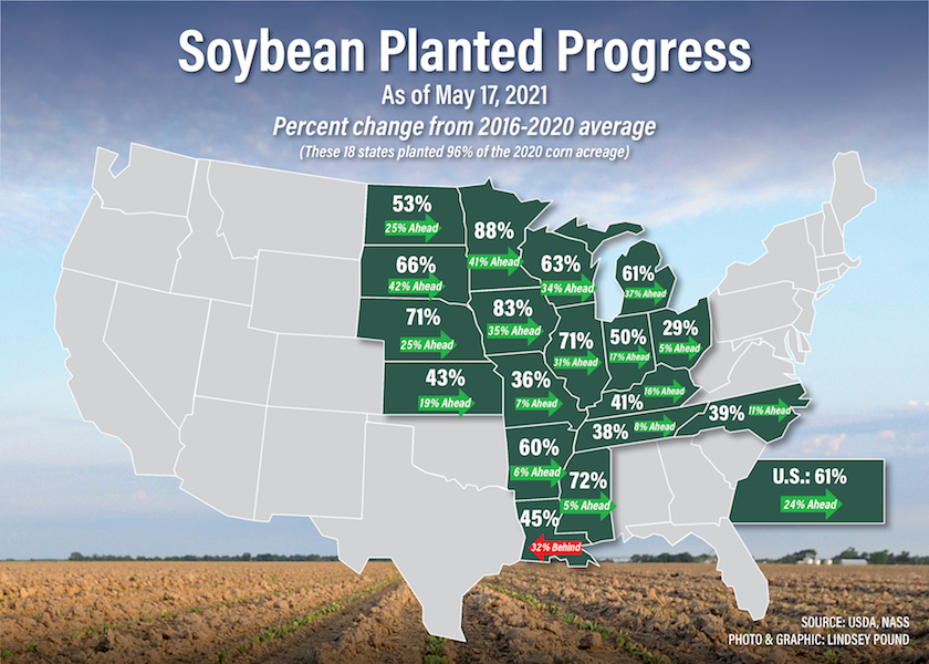 Crop Progress Shows Iowa Minnesota Farmers Nearly Finished Planting